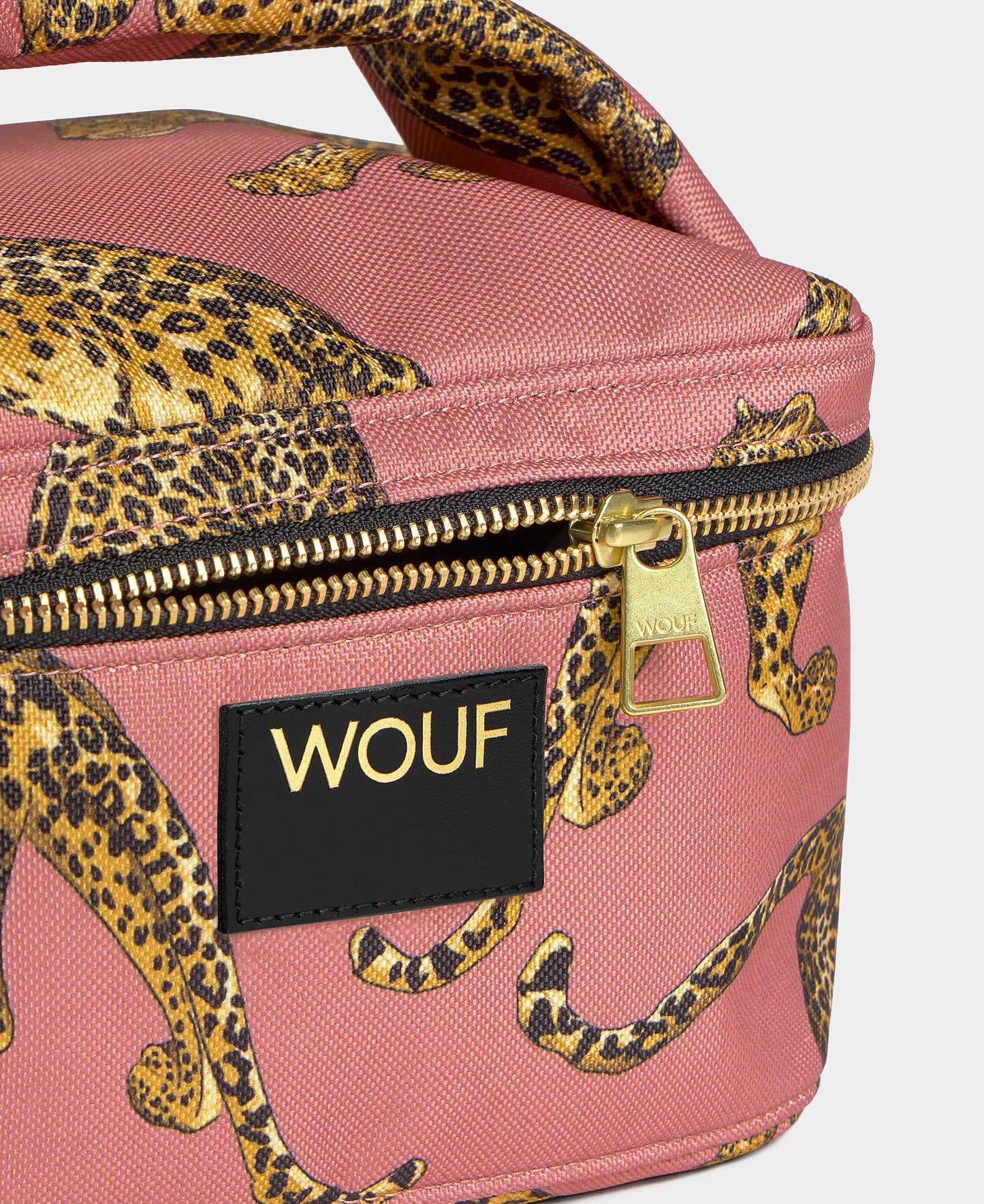 Blush Leopard Vanity Bag