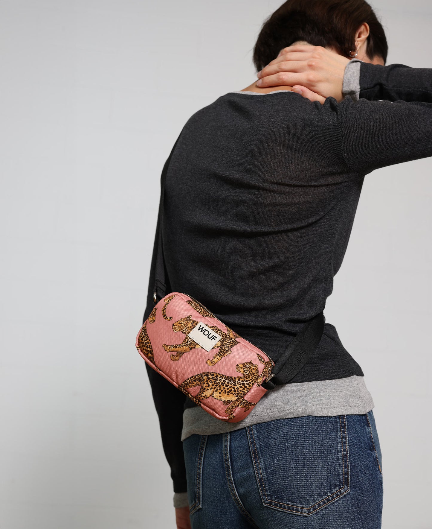 Mini sac Blush Leopard