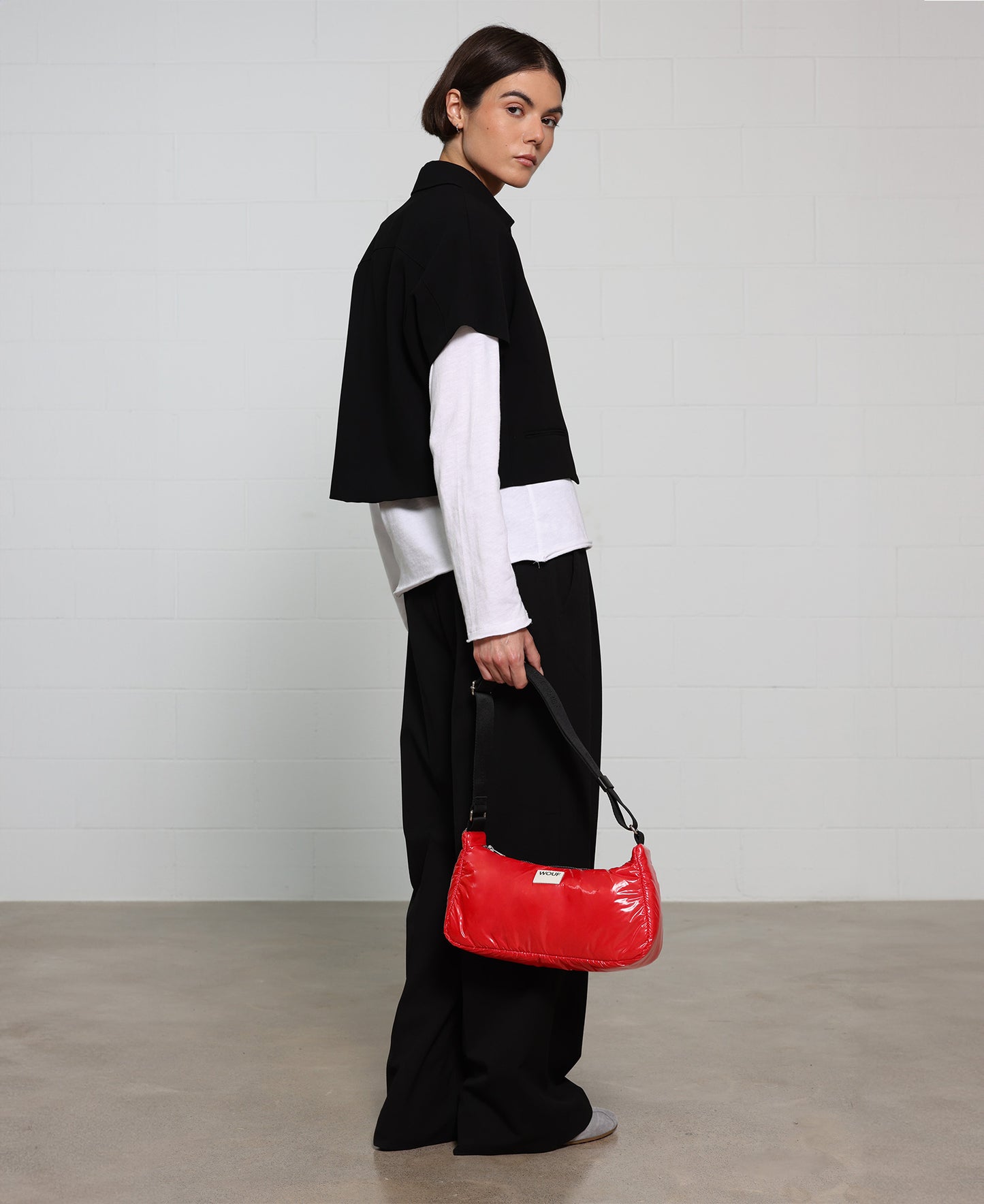 Bolso de hombro Cherry