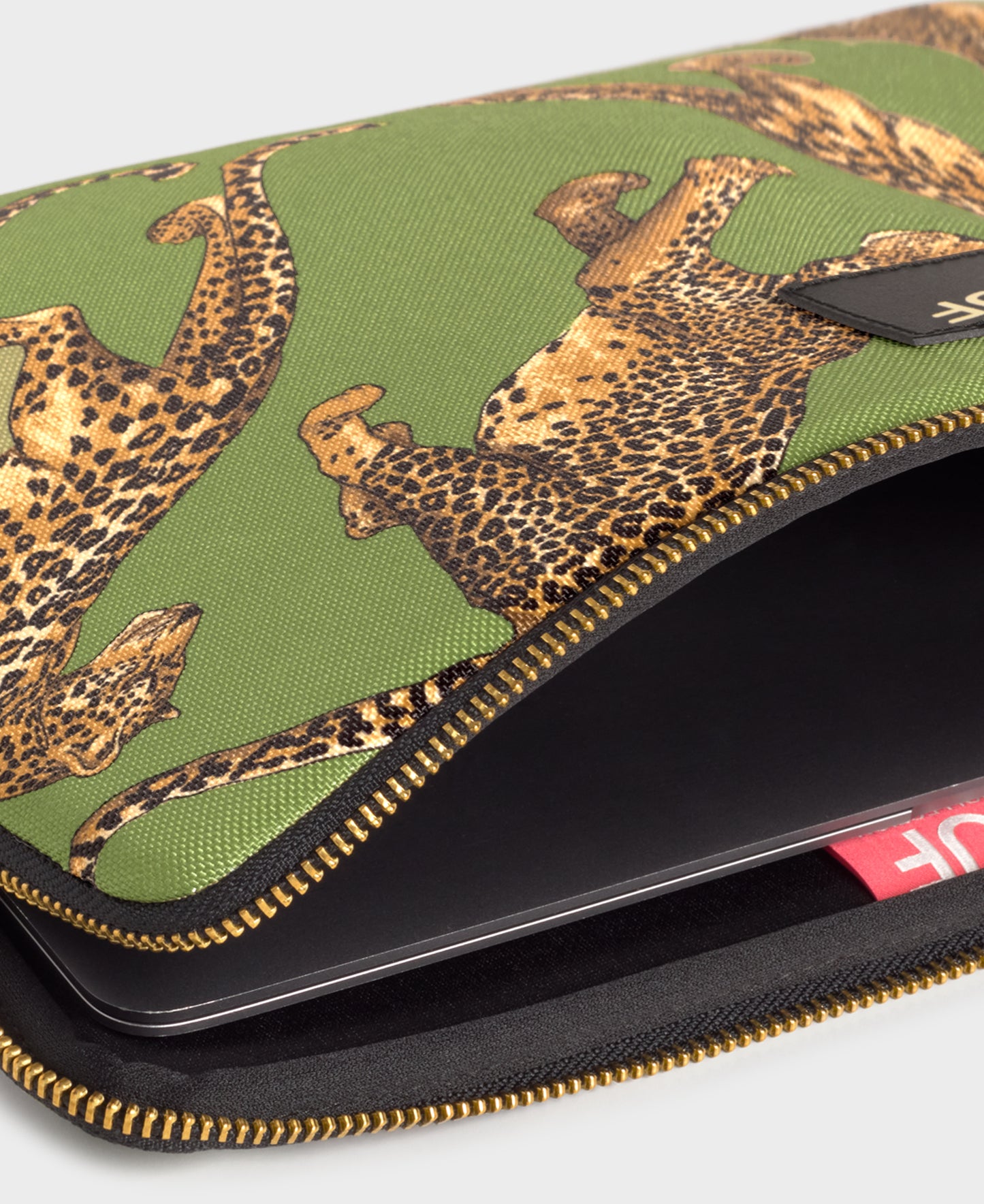 Olive Leopard Laptop Sleeve 13" & 14"