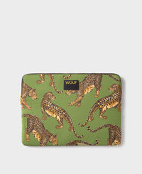 Olive Leopard Laptop Sleeve 15&16