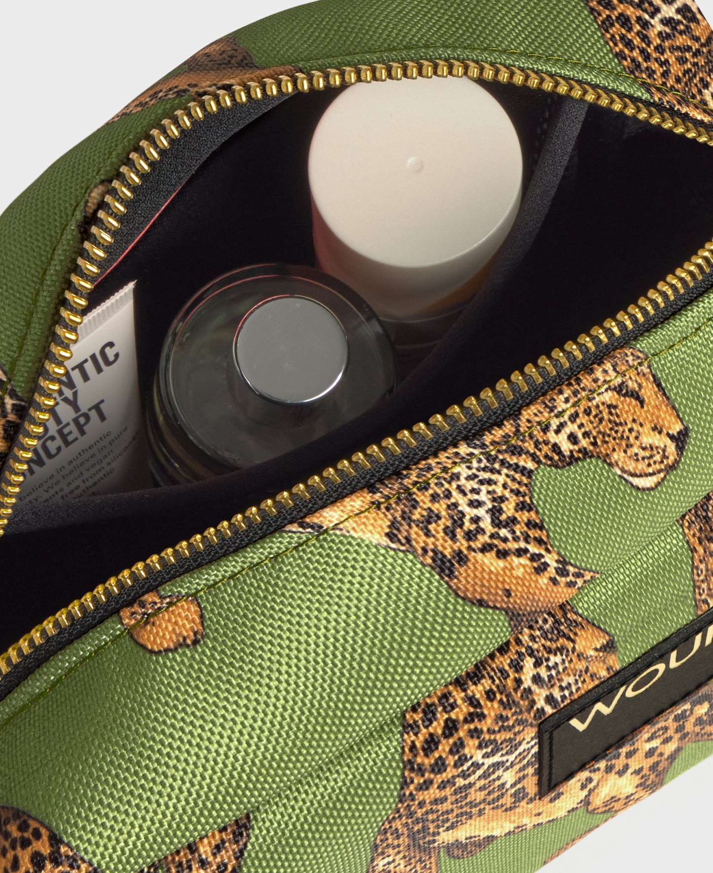 Neceser Olive Leopard