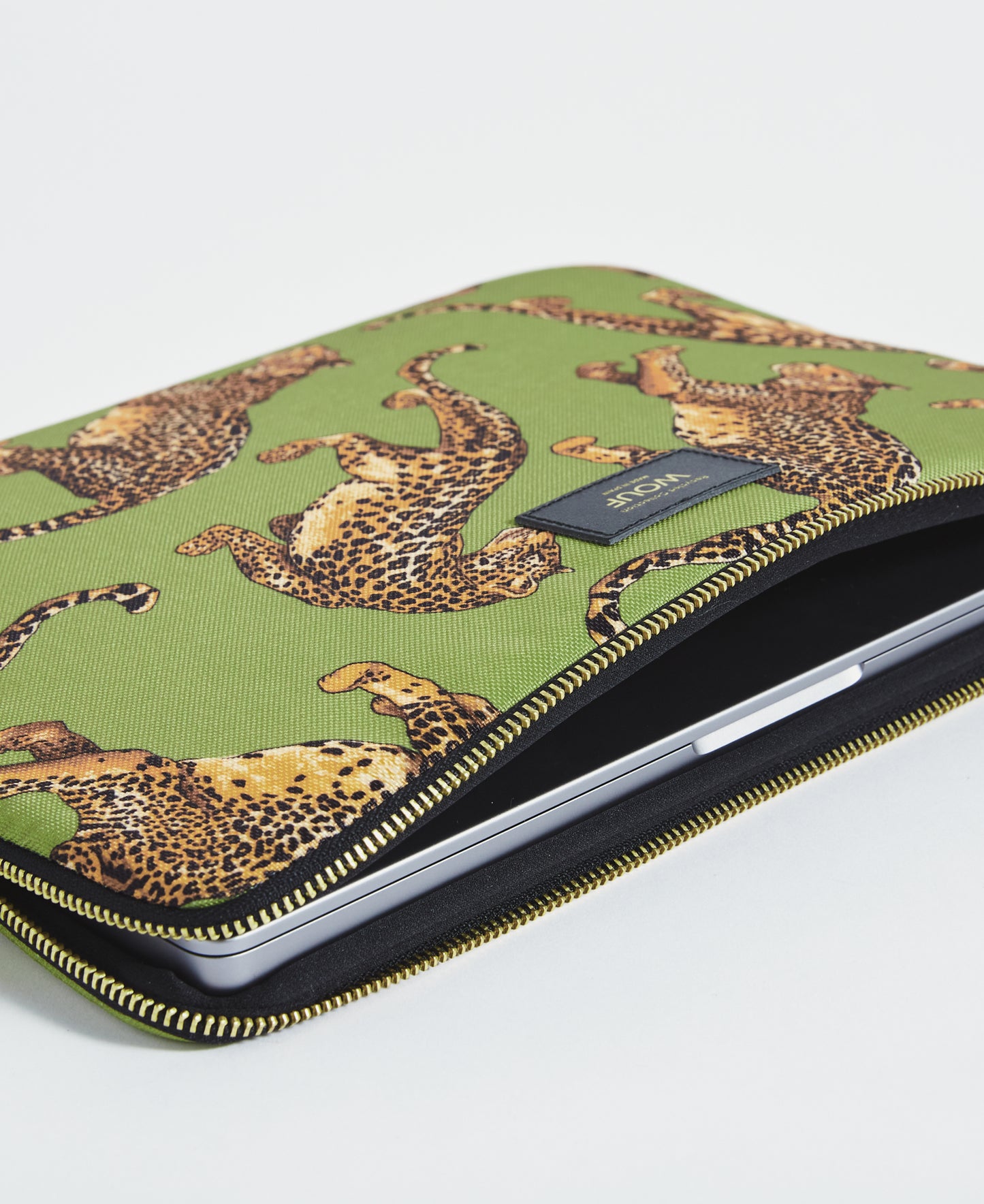 Olive Leopard Laptop Sleeve 15&16