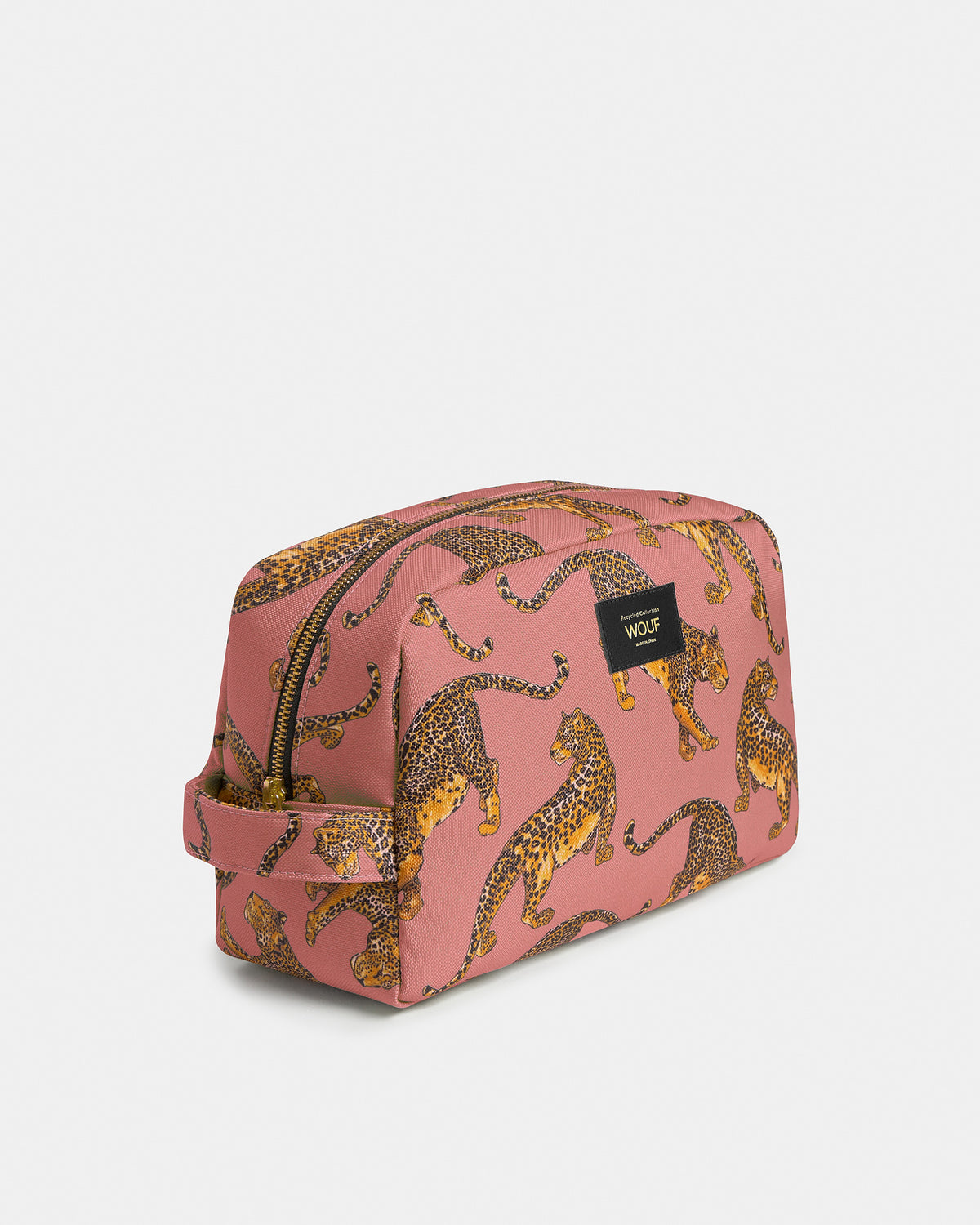 Blush Leopard Large Toiletry Bag