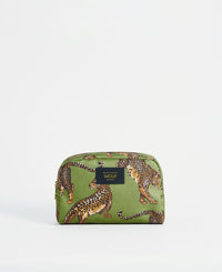 Olive Leopard Toiletry Bag-WOUF-Recycled polyester-1