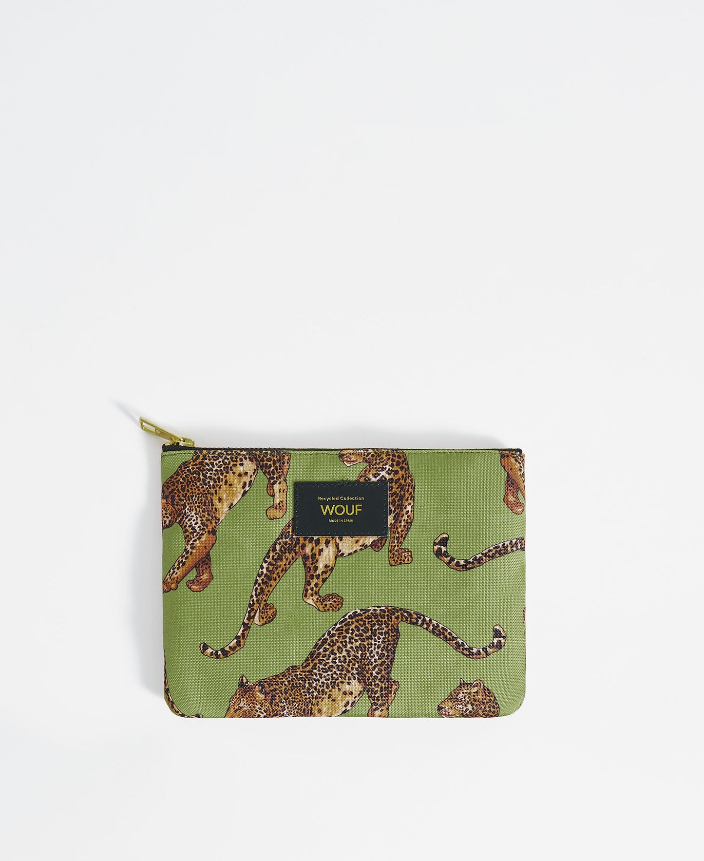 Bolso pouch Olive Leopard