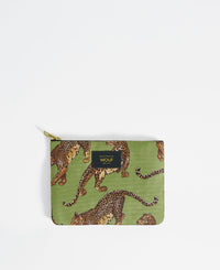 Olive Leopard Pouch-WOUF-Recycled polyester-1