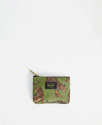 Olive Leopard Small Pouch-WOUF-Recycled polyester-1