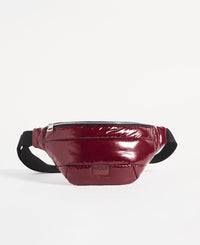 Burgundy Glossy Waistbag-WOUF-Recycled polyamide-1