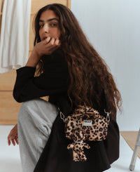 Feline Mini bag with Feline Bear charm