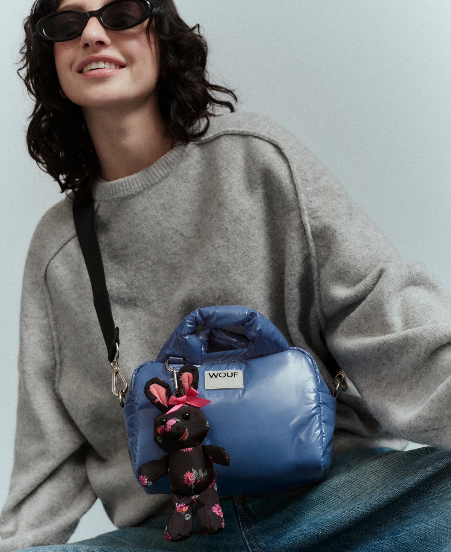 Royal Bowling bag with Bloom Rabbit charm