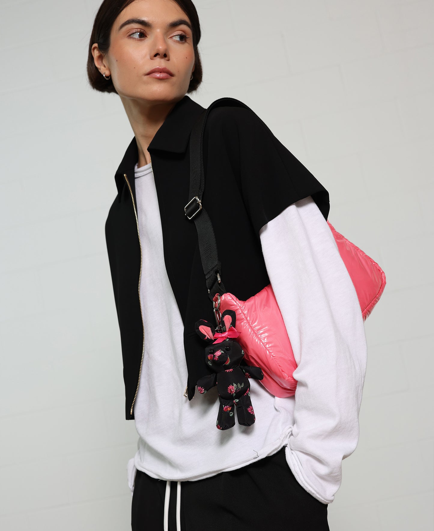 Candy Shoulder bag with Bloom Rabbit charm