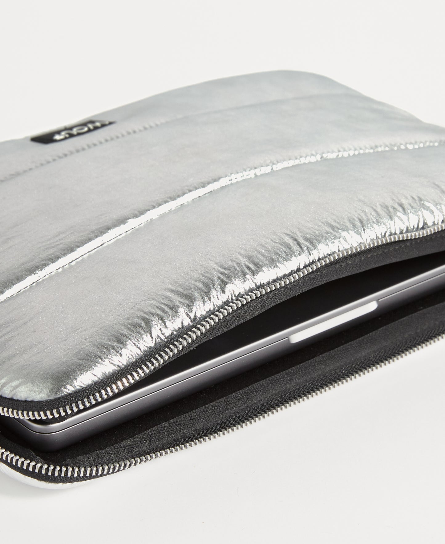 Silver Glossy Laptop Sleeve 13&14