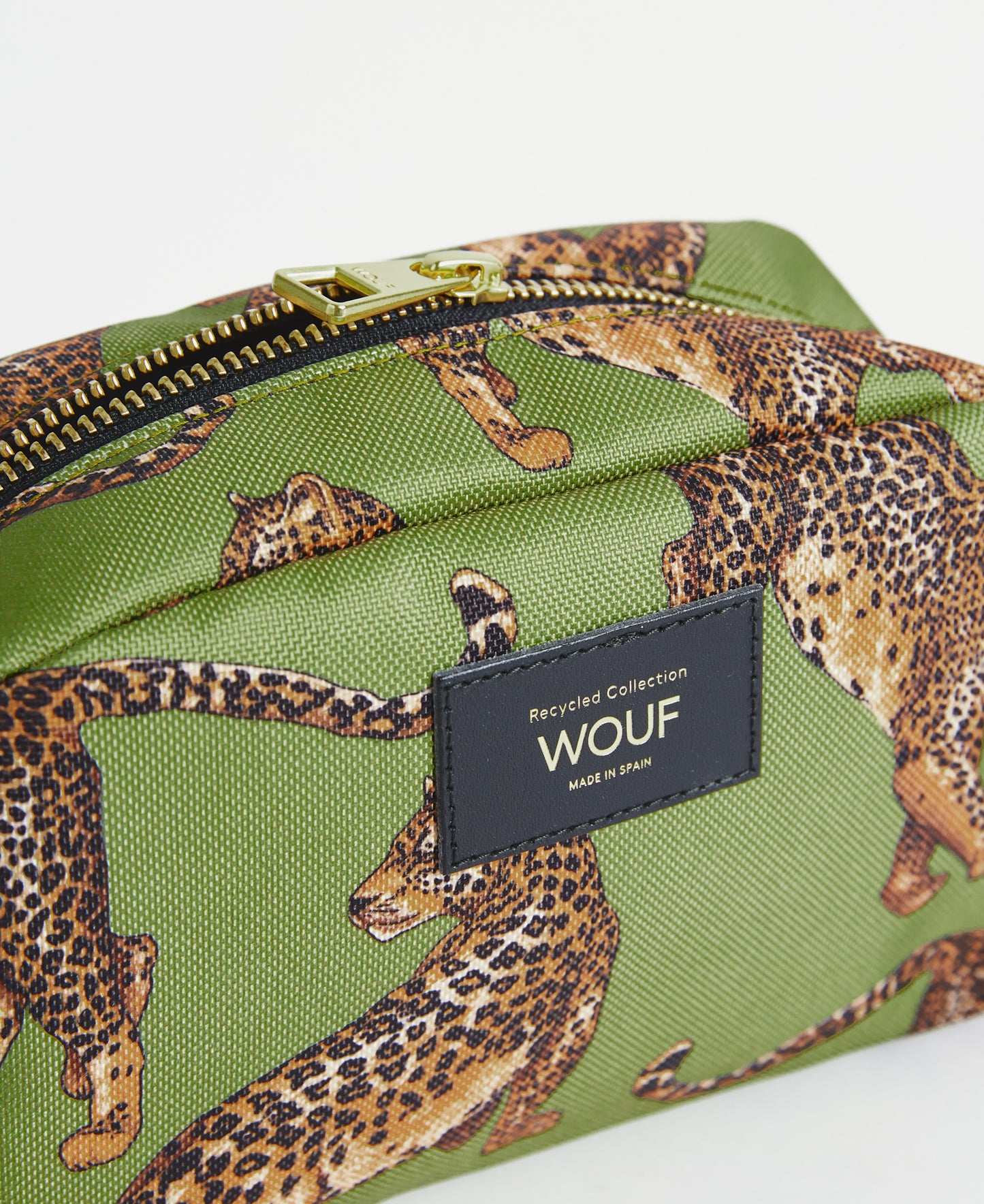 Trousse de toilette Olive Leopard