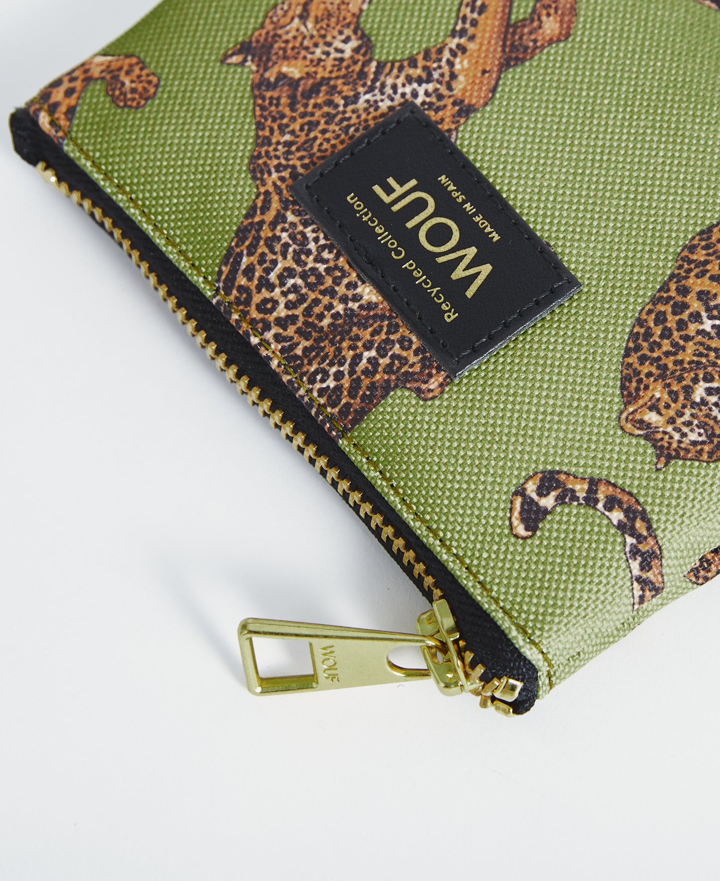 Petite pochette Olive Leopard