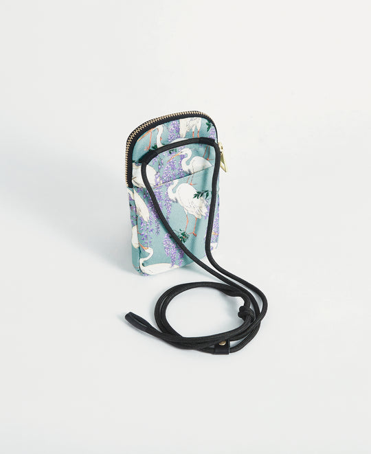 Heron Crossbody Phone Bag