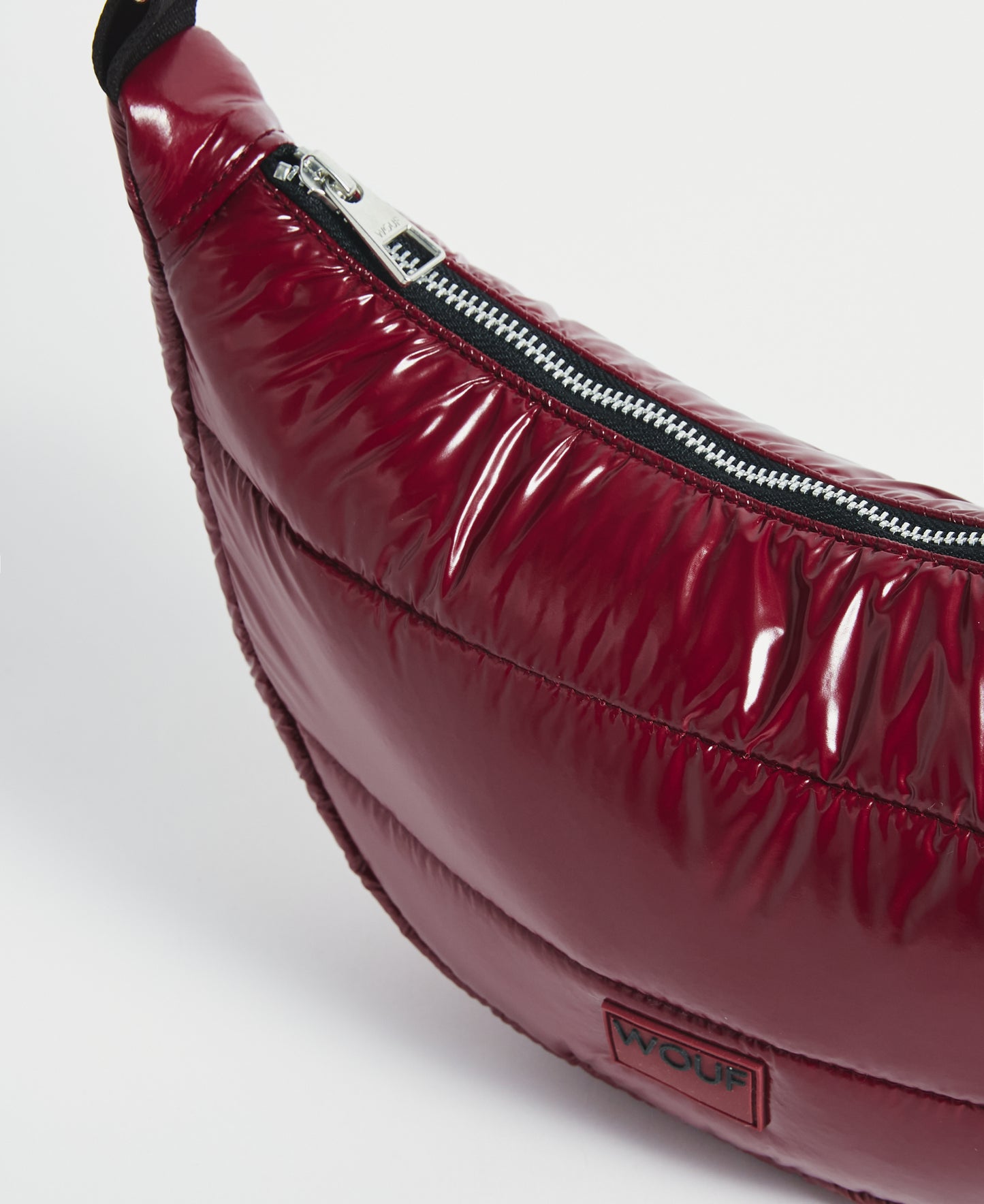 Sac à bandoulière Burgundy Glossy