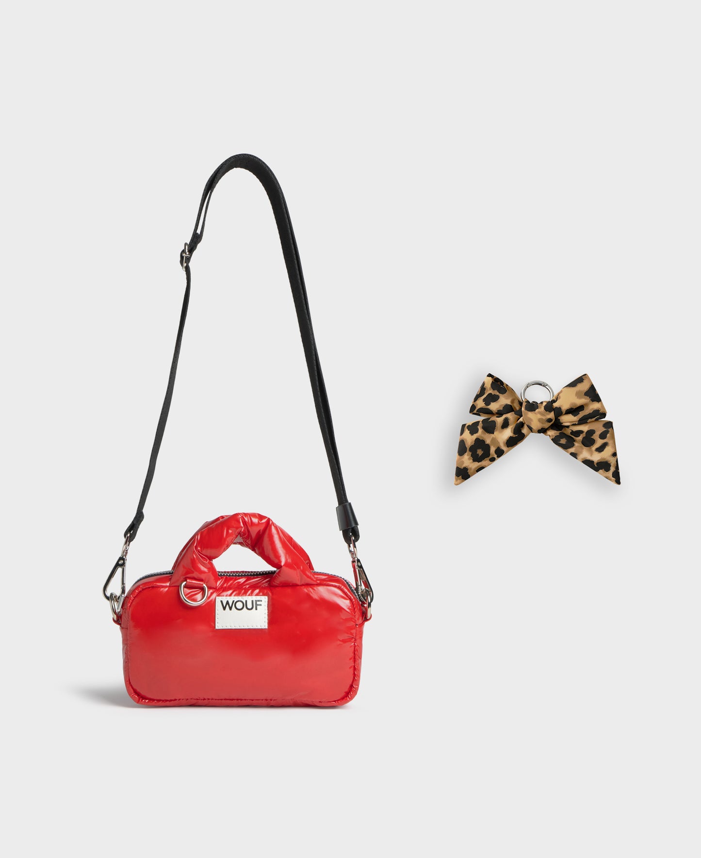 Mini bolso Cherry con Charm Feline Bow