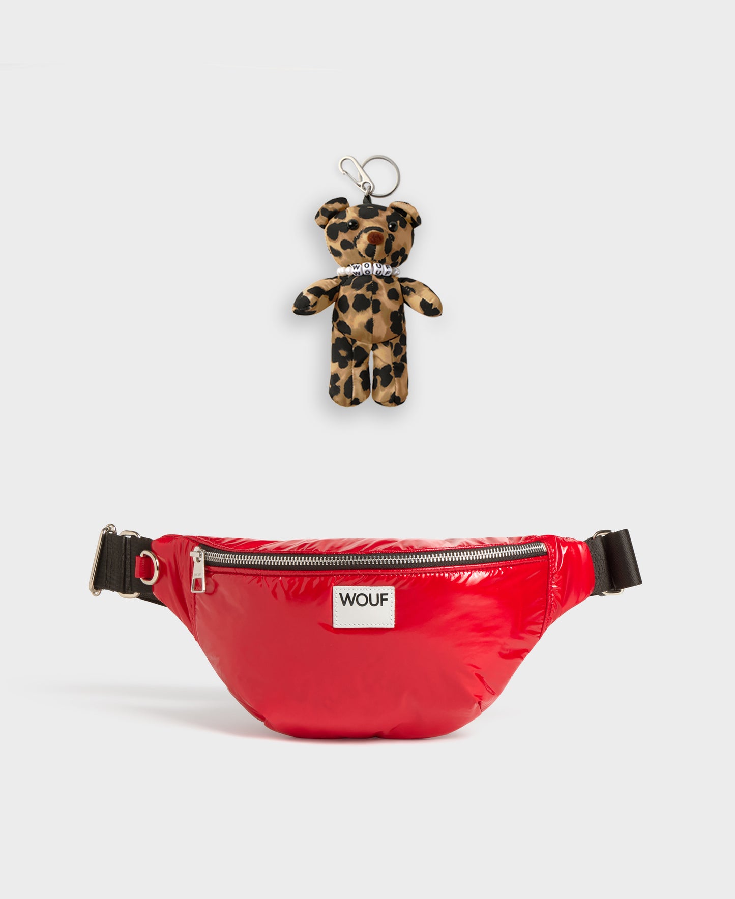 Cherry waistbag with Feline Bear charm