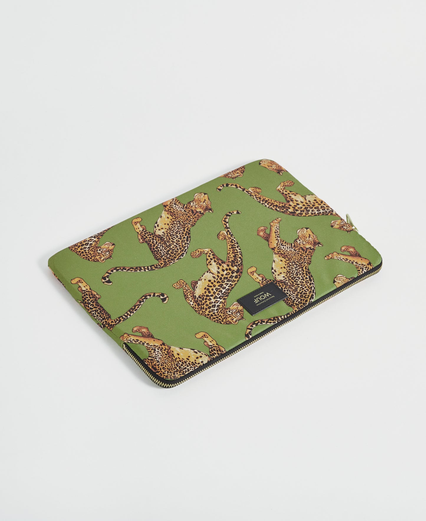 Olive Leopard Laptop Sleeve 13&14