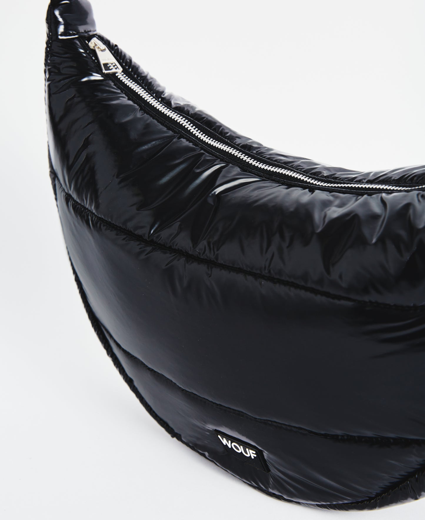 Grand sac à bandoulière Black Glossy