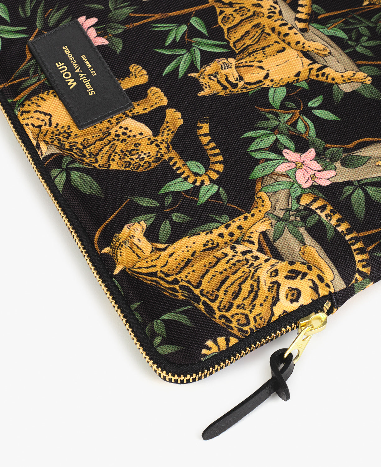 Funda portátil 13" & 14" Black Lazy Jungle