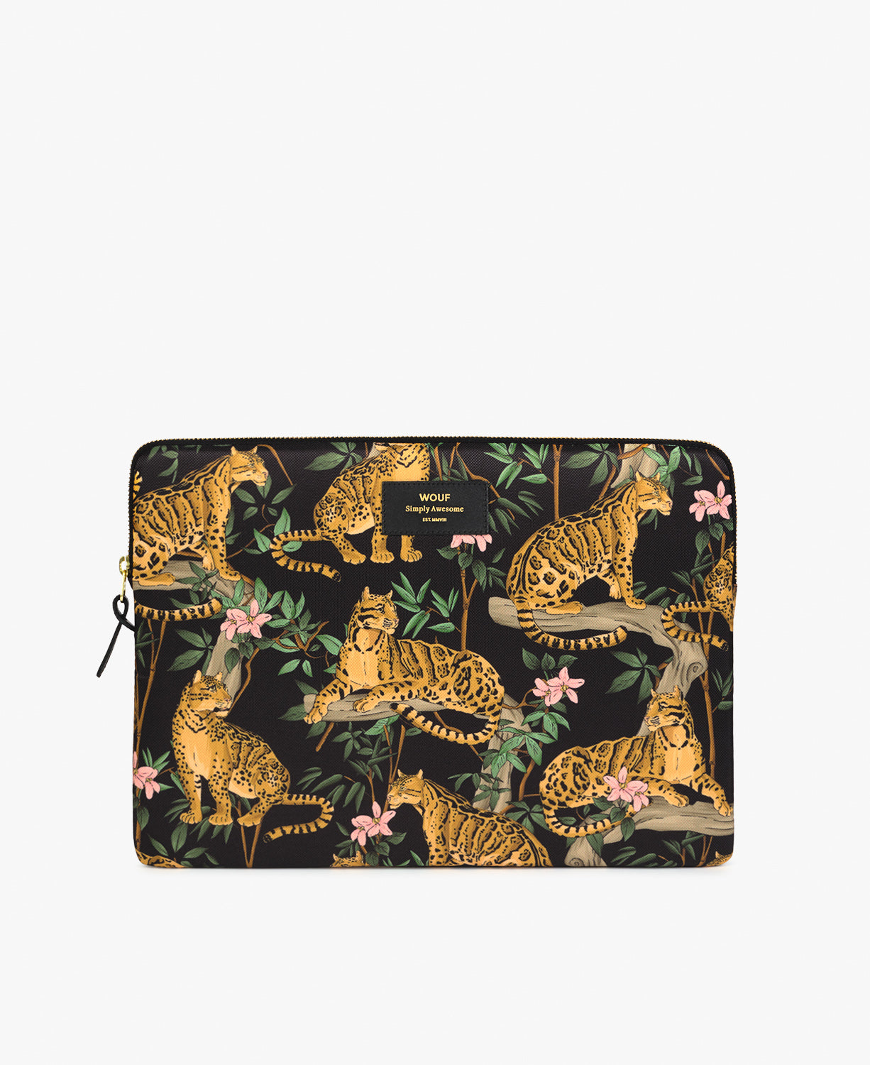 Funda portátil 13" & 14" Black Lazy Jungle