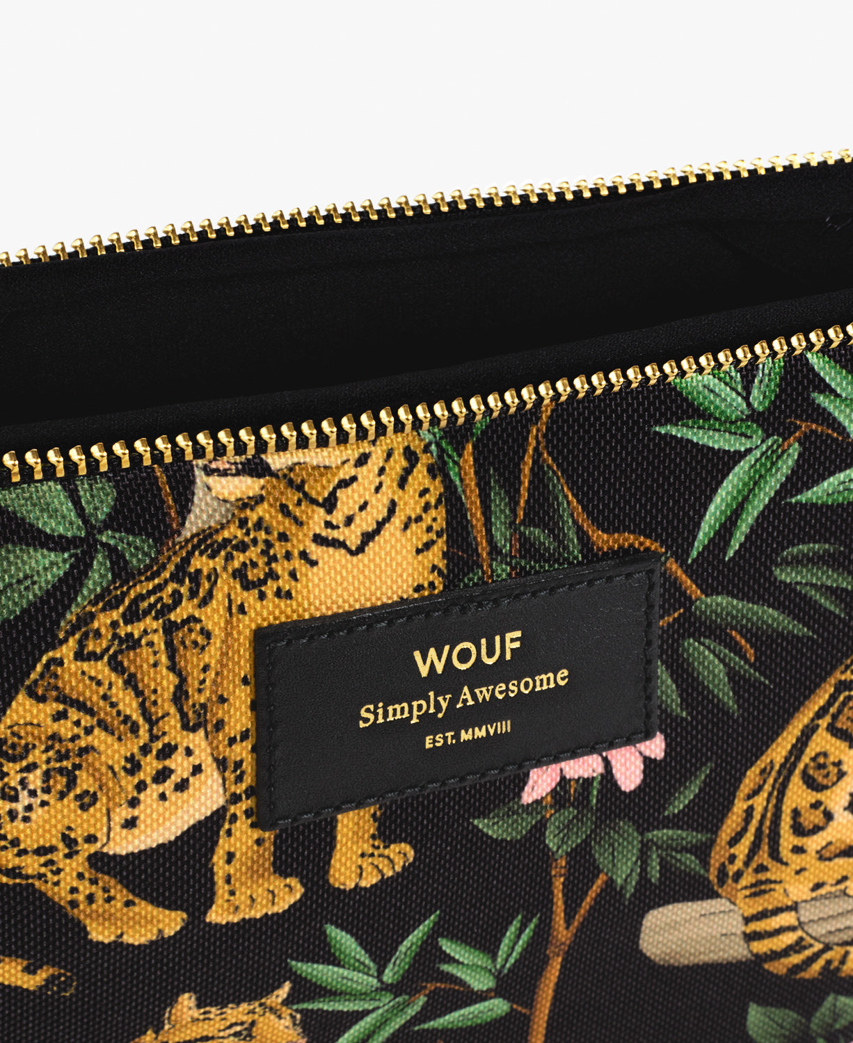 Funda portátil 13" & 14" Black Lazy Jungle