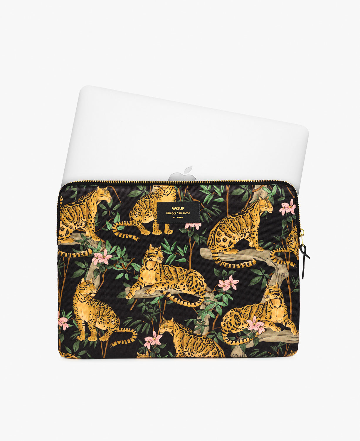 Funda portátil 13" & 14" Black Lazy Jungle