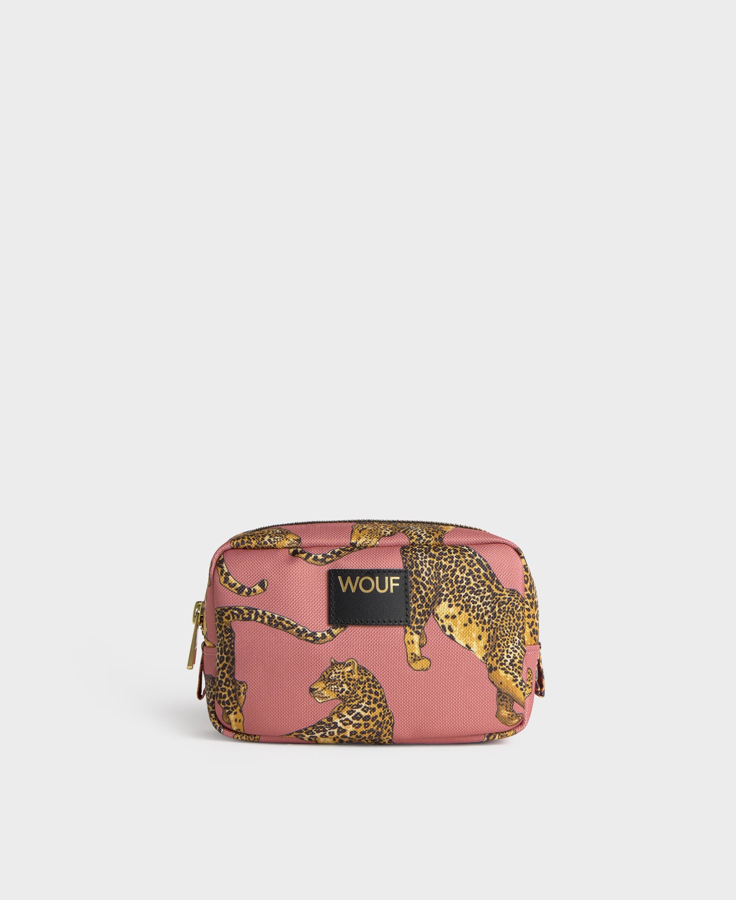 Grande Trousse de Toilette et Trousse de Maquillage Blush Leopard