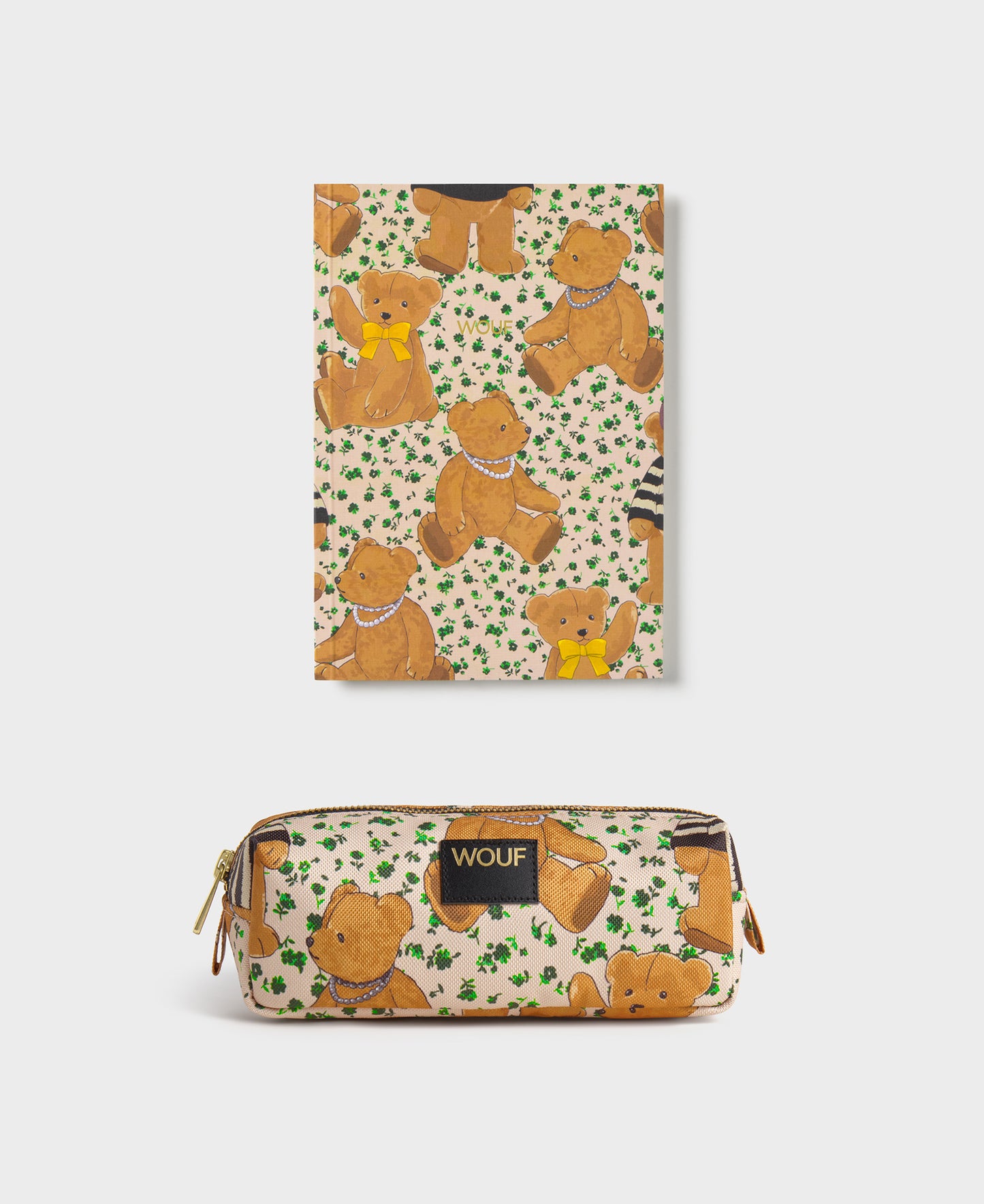 Cute Pencil Case and A5 Paper Notebook