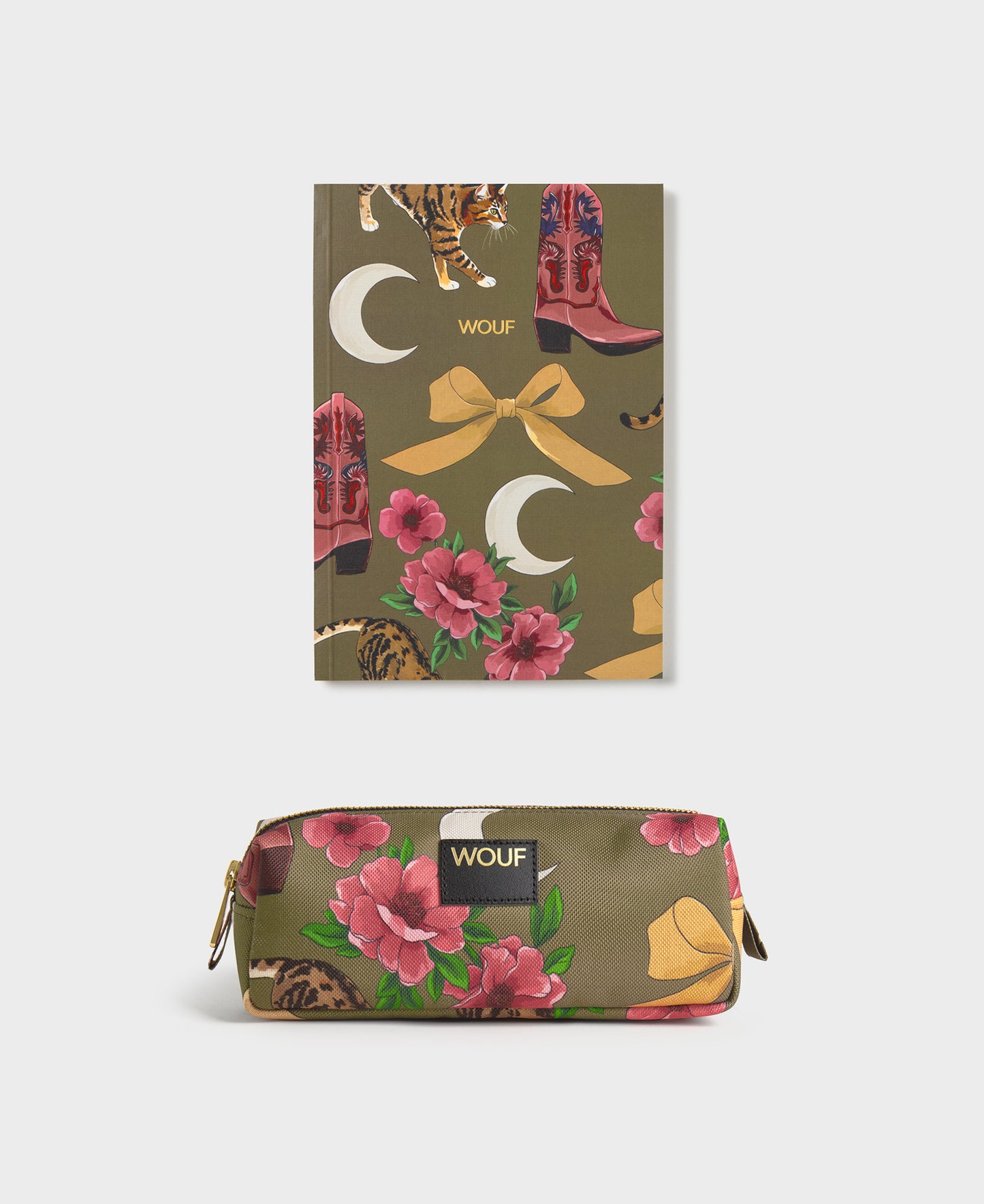 Rodeo Pencil Case and A5 Paper Notebook