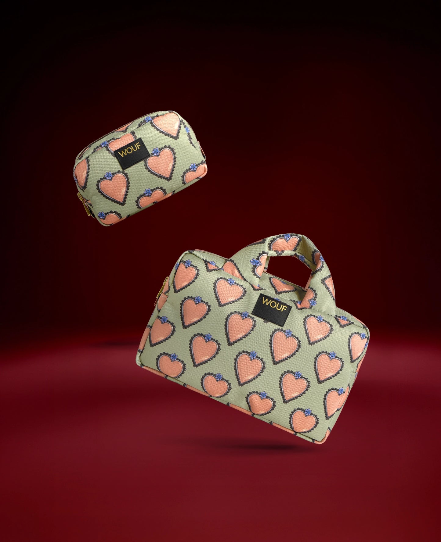 Neceser Grande y Bolsa de Maquillaje Glow