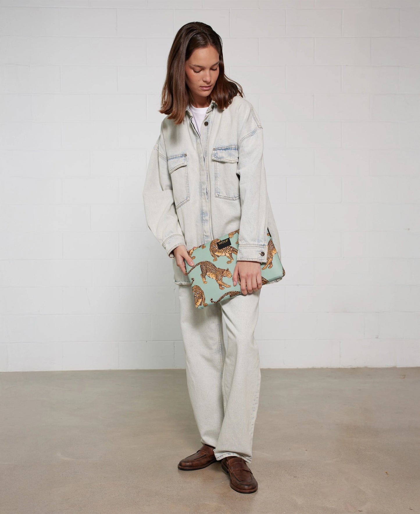 Emerald Leopard Laptop Sleeve 15 & 16