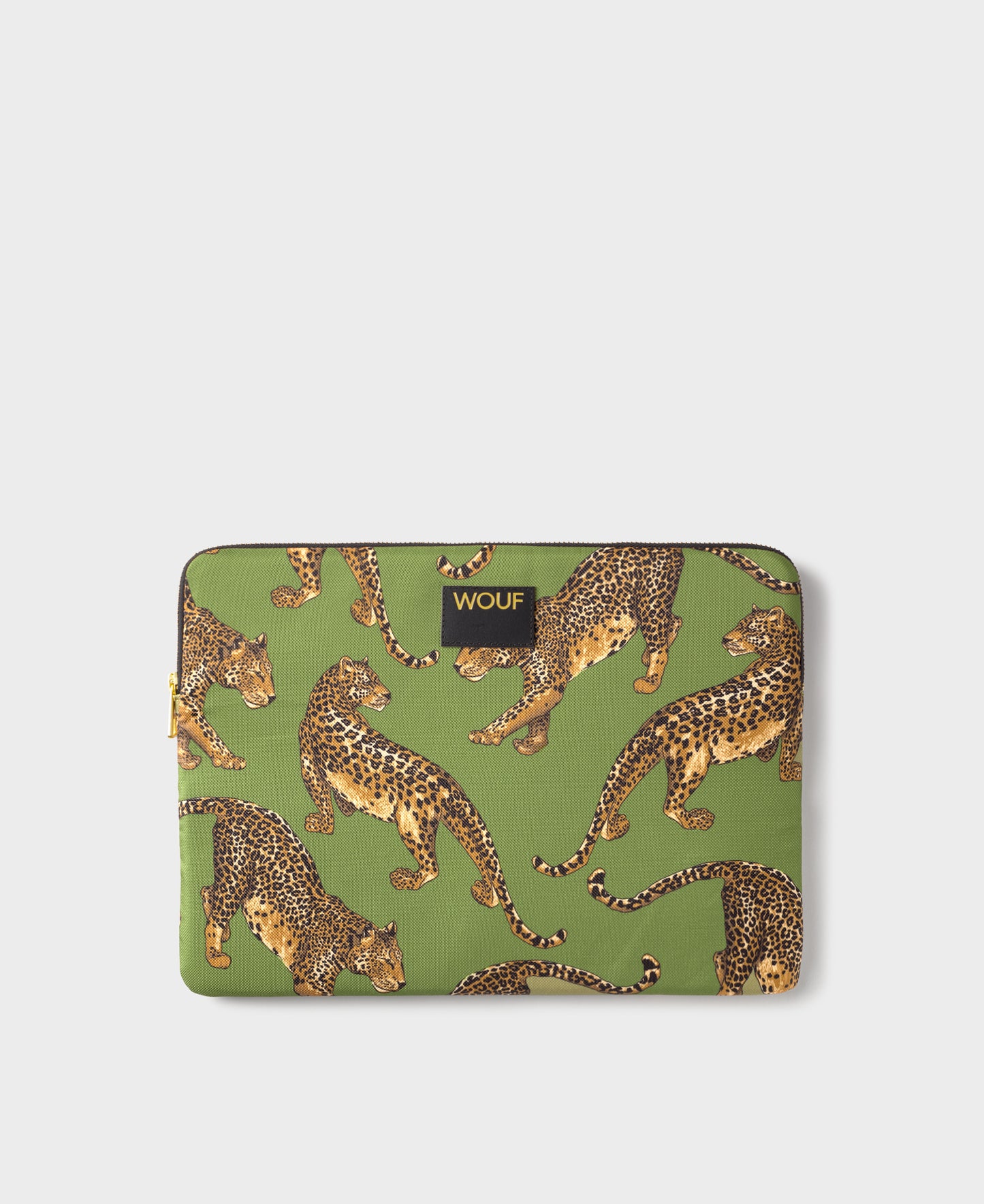 Funda portátil 13" & 14" y Porta Cargador Olive Leopard
