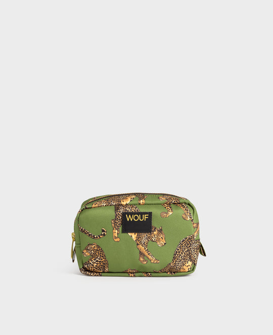 Trousse de maquillage Olive Leopard