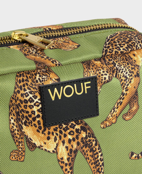Neceser Olive Leopard
