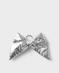 Silver Bow Charm