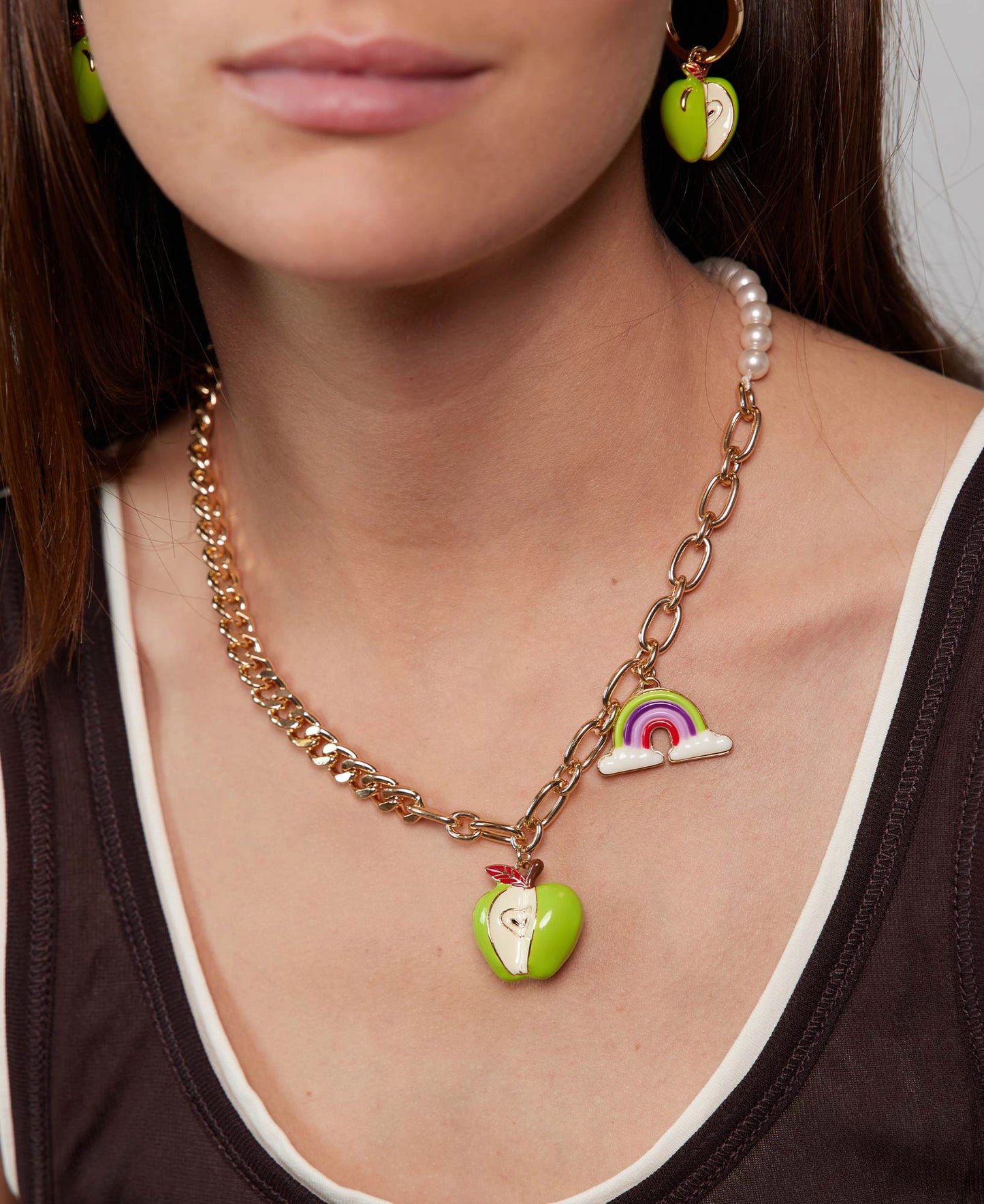 Sweet Apple Necklace