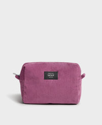 Mauve Toiletry Bag-WOUF-Organic cotton-1