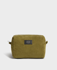 Olive Toiletry Bag-WOUF-Organic cotton-1