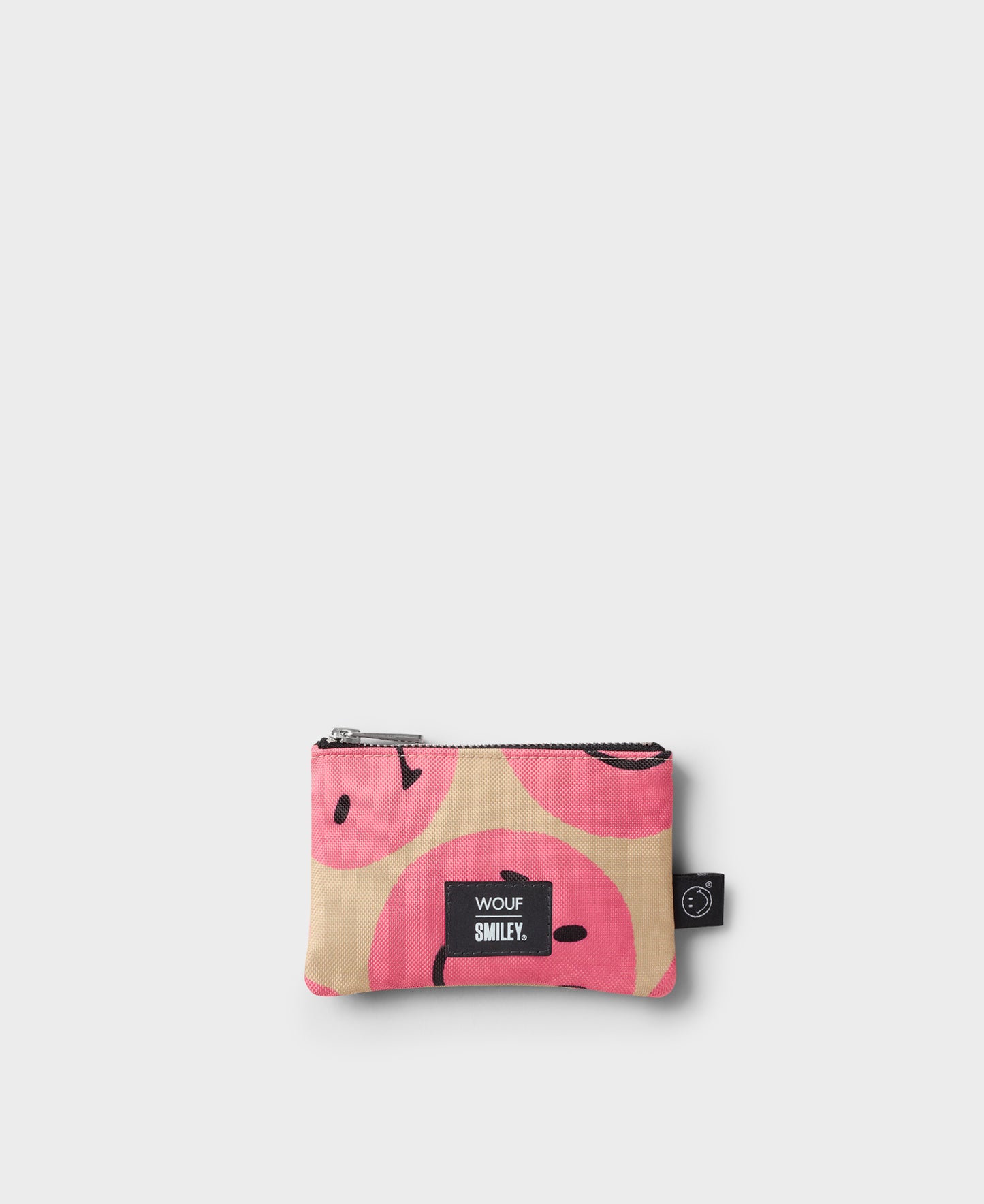 Bolso pouch pequeño Smiley® rosa
