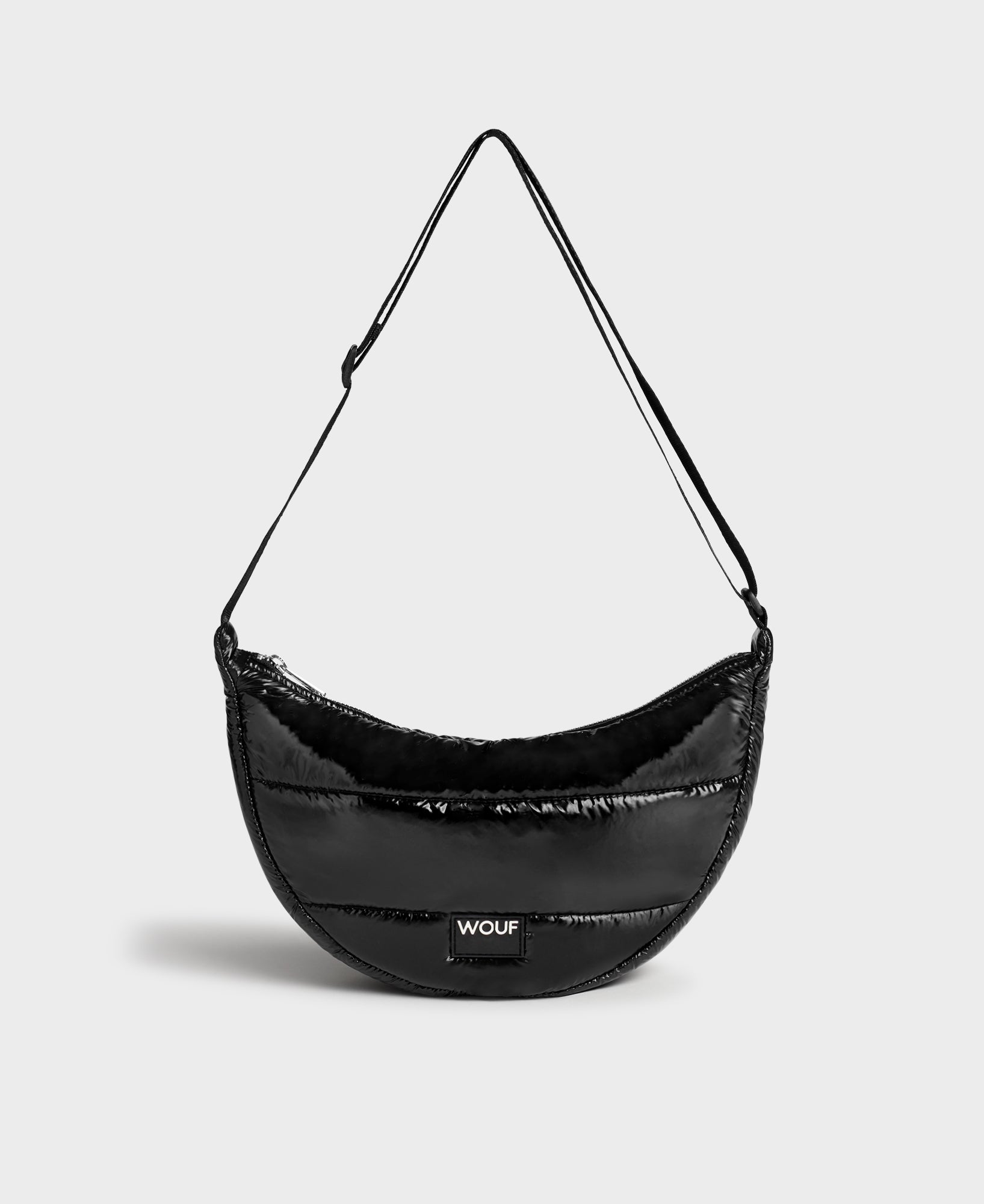 Black slouchy crossbody bag sale