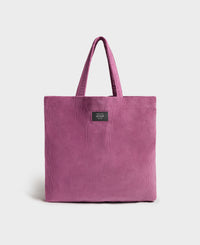 Mauve Tote bag-WOUF-Organic cotton-1
