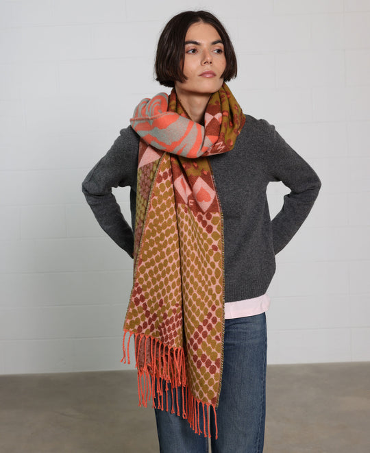 Wild Coral Scarf