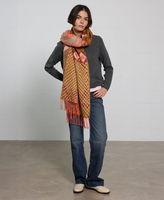 Wild Coral Scarf