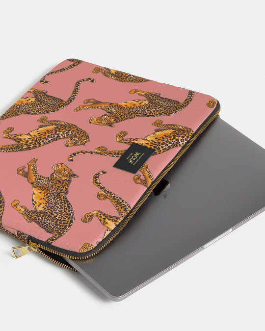 Blush Leopard Laptop Sleeve 13" & 14"