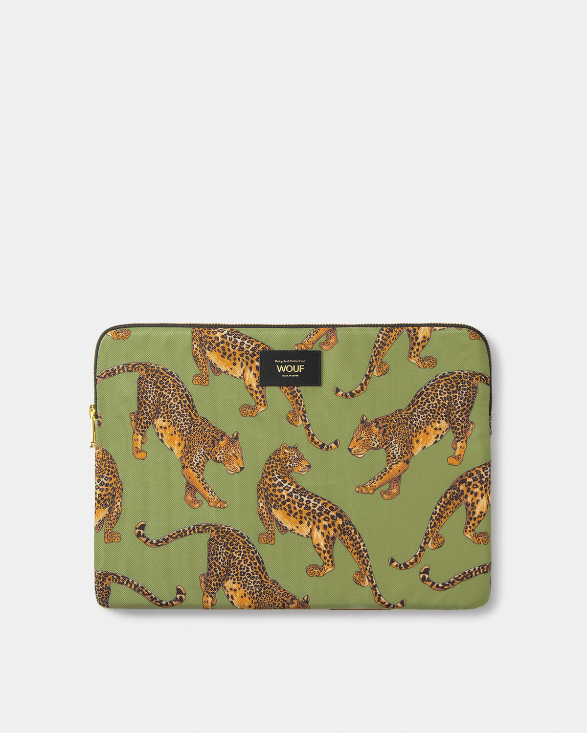 Funda portátil 13” & 14” Olive Leopard