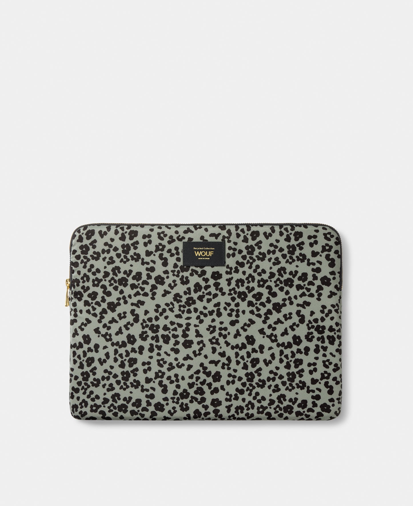 Steel Roar laptop sleeve 13-14 with grey and black animal print - Wouf