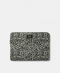 Steel Roar laptop sleeve 13-14 with grey and black animal print - Wouf